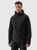 Kurtki męskie - Męska kurtka softshell membrana 5000 4F 4FWAW24TSOFM283 - czarna - miniaturka - grafika 1