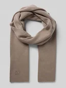 Apaszki i szaliki damskie - Szal z wyhaftowanym logo - miniaturka - grafika 1