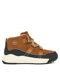 Skechers Botki Yana 180320/WTBK Biały - Botki damskie - miniaturka - grafika 1