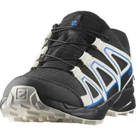 Buty dla chłopców - Salomon Unisex Speedcross Wp J Bk/Vanilla sneakersy dziecięce, Off White, 38 EU - miniaturka - grafika 1