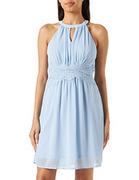 Sukienki - Vila Damska sukienka VIMILINA z uchwytem na szyję/SU-NOOS, Kentucky Blue/Detail:Elastic, 34, Kentucky Blue/Detail:elastic, 34 - miniaturka - grafika 1