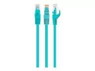 Kable miedziane - GEMBIRD patchcord kat 6 zalewane końcówki 1.5m zielony - miniaturka - grafika 1