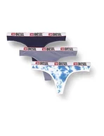 Majtki damskie - Diesel Ufst-starsy-threepack Majtki stringi damskie, E6687-0licx, XL - miniaturka - grafika 1