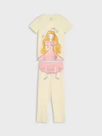 Piżamy dla dziewczynek - Sinsay - Piżama - żółty - miniaturka - grafika 1