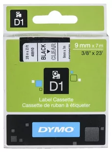 Dymo Etykieta D1 9mmx7m CZARNY/PRZEZ.S0720670 - Etykiety do drukarek - miniaturka - grafika 3