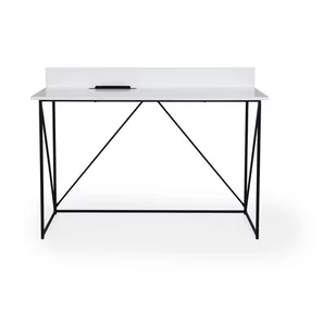 Białe biurko Tenzo Tell, 120x48 cm - Biurka - miniaturka - grafika 1
