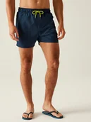 Kąpielówki męskie - Regatta Szorty kąpielowe "Mawson" w kolorze granatowym - miniaturka - grafika 1