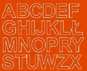 Pasmanteria - Litery samoprzylepne z połyskiem, pomarańczowe, 4 cm - miniaturka - grafika 1