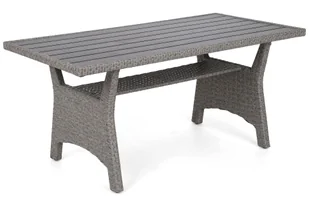 Narożne meble ogrodowe technorattanowe Lagos Muddy Grey / Black Melange - Meble ogrodowe - miniaturka - grafika 11
