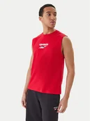 Koszulki męskie - Reebok Tank top Bradshaw RK25560CCM Czerwony Regular Fit - miniaturka - grafika 1