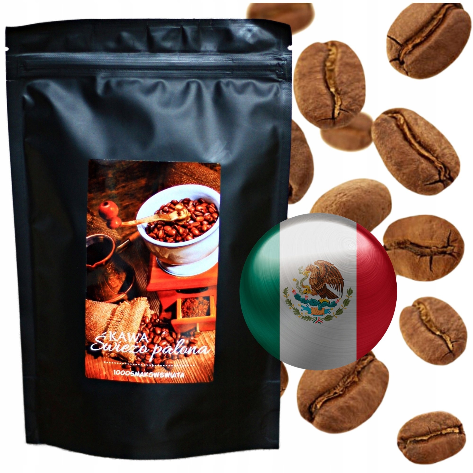 Kawa Arabika Meksyk Altura Monte Grande 1000 g ziarnista mielona