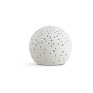Świeczniki - Biały świąteczny świecznik z porcelany kostnej Kähler Design Nobili, ⌀ 12 cm - miniaturka - grafika 1