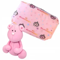 Dodatki do ciast w proszku - Lukier plastyczny masa cukrowa do dekoracji tortu ciast kolor różowy 1kg - miniaturka - grafika 1
