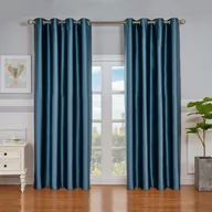 Zasłony - 4Home Zasłona zaciemniająca Dublin ciemnoniebieski, 150 x 250 cm - miniaturka - grafika 1