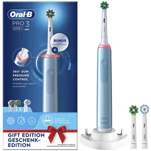 Oral-B Pro 3 3770 Niebieski - Szczoteczki elektryczne - miniaturka - grafika 1