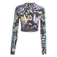 Koszulki i topy damskie - Damska Koszulka z długim rękawem ADIDAS FARM LONGSLEEVE JL8649 – Wielokolorowy - miniaturka - grafika 1