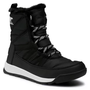 Sorel Śniegowce Whitney II Short Lace NL3820 Black 010 - Śniegowce damskie - miniaturka - grafika 1