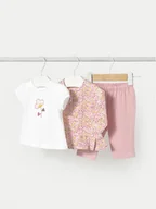 Komplety dla niemowląt - Mayoral Komplet dziecięcy 1854 Różowy Regular Fit - miniaturka - grafika 1