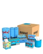 Papier toaletowy - Niebieski Zestaw Renova - miniaturka - grafika 1