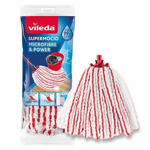 Wkład do mopa Vileda Microfibre & Power - Miotły, szufle, mopy - miniaturka - grafika 1