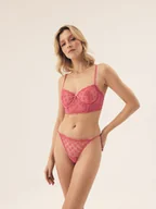 Majtki damskie - Majtki stringi Bloomy Esotiq ostry róż M - miniaturka - grafika 1
