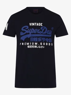 Superdry - T-shirt męski, niebieski - Koszulki męskie - miniaturka - grafika 1