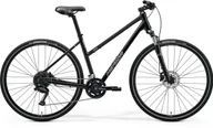 Rowery - Merida CROSSWAY 100 Lady 28" 25' Wybierz rozmiar ramy: L, Wybierz kolor: GLOSSY BLACKSILVER - miniaturka - grafika 1