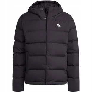 Kurtka męska adidas Helionic Hooded Down czarna HG8751 XL - Kurtki męskie - miniaturka - grafika 1