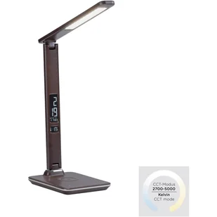 Paul Neuhaus Lampa stołowa LED Adriano, CCT, ściemniana brązowa - Lampy stojące - miniaturka - grafika 6