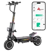 Hulajnogi elektryczne - Halo Knight T107 Pro Electric Scooter 2025 Version 3000W*2 Motor 60V 38 4Ah Battery 11 inch Tires 95km/h Max Speed 80km - miniaturka - grafika 1