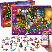 Ozdoby bożonarodzeniowe - PREZENT NA BOŻE NARODZENIE ADWENT LEGO Friends Kalendarz Adwentowy Święta 2025 Dla Dziewczynki 7+ EBOOK-3 - miniaturka - grafika 1