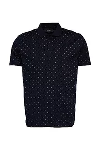 edc by ESPRIT Męska koszulka polo 043CC2K311, 400/NAVY, S, 400/granatowy., S - Koszulki męskie - miniaturka - grafika 1