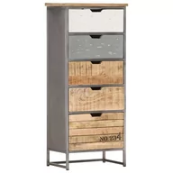 Komody - vidaXL Komoda, 45 x 30 x 105 cm, lite drewno mango - miniaturka - grafika 1