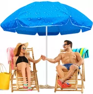 Parasole ogrodowe - Xxl Parasol Ogrodowy 225Cm Plażowy Balkon Taras 20 - miniaturka - grafika 1