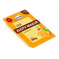Szybkie dania obiadowe - Ser Złoty Mazur Plastry 400G Mlekpol - miniaturka - grafika 1