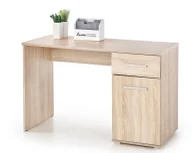 Biurka - EDINOS Skandynawskie biurko z szufladą i szafką dąb sonoma 120 cm K9-R81 - miniaturka - grafika 1