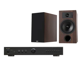 Rotel A11 MkII (czarny) + Tesi 3 (mokka) - Zestawy stereo - miniaturka - grafika 1