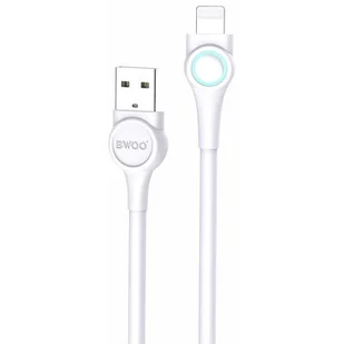 Kabel USB - Lightning BWOO X213L 1 m Biały - Kable USB - miniaturka - grafika 1