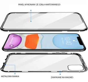 Etui Magnetyczne 360° do iPhone 11 - Etui i futerały do telefonów - miniaturka - grafika 7
