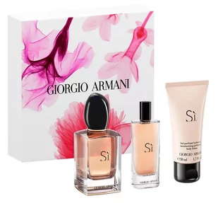 Giorgio Armani (Si woda perfumowana 50ml + Balsam do ciała 50ml + Si woda perfumowna 15ml) - Wody i perfumy damskie - miniaturka - grafika 1