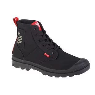 Buty sportowe Sneakersy unisex, Palladium Pampa Hi Army - Buty trekkingowe damskie - miniaturka - grafika 1