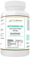 Witaminy i minerały - AltoPharma, Witamina B3 50mg Niacyna (PP), 60 kaps. - miniaturka - grafika 1