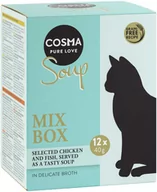 Mokra karma dla kotów - Cosma Soup, 12 x 40 g - Zestaw mieszany I - miniaturka - grafika 1