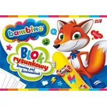 Blok rysunkowy A4 20K białe kartki Bambino PAKIET 10 sztuk - ST-Majewski - Szkolne artykuły papiernicze - miniaturka - grafika 2