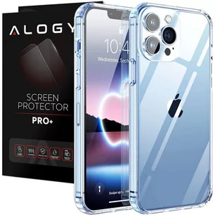 Etui pancerne obudowa ochronna Alogy Hybrid Case do Apple iPhone 13 Pro Przezroczyste + Szkło - Etui i futerały do telefonów - miniaturka - grafika 11