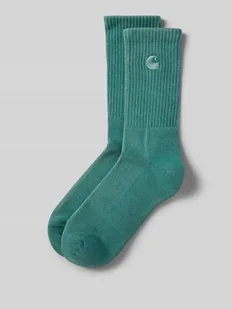 Skarpety z wyhaftowanym logo model ‘Hudson’ - Skarpetki męskie - miniaturka - grafika 1