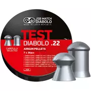 Amunicja do wiatrówek - Śrut 5,50 mm JSB Diabolo Jumbo Exact Test 210 szt - miniaturka - grafika 1