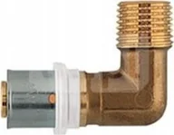 Łączniki, trójniki, kształtki - HERZ HERZ KOLANO Z GWINTEM ZEWNĘTRZNYM RUROWYM ŚR: 40X3,5 - R 1 1/4 - P 7140 14 P 7140 14 - miniaturka - grafika 1