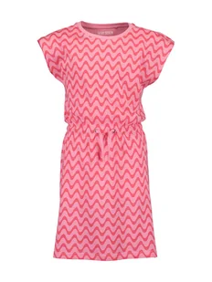 Blue Seven Sukienka letnia 528106 X Różowy Regular Fit - Sukienki i spódniczki dla dziewczynek - miniaturka - grafika 1