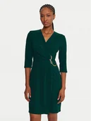 Sukienki - Rinascimento Sukienka koktajlowa CFC0020071002 Zielony Regular Fit - miniaturka - grafika 1